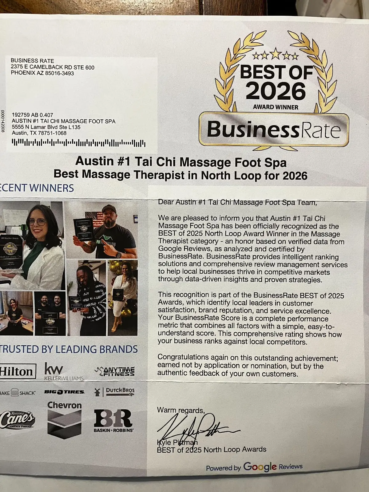 Austin #1 Tai Chi Massage Foot Spa — Yoga, Tai Chi & Pilates in N Lamar Blvd Ste L135, Austin