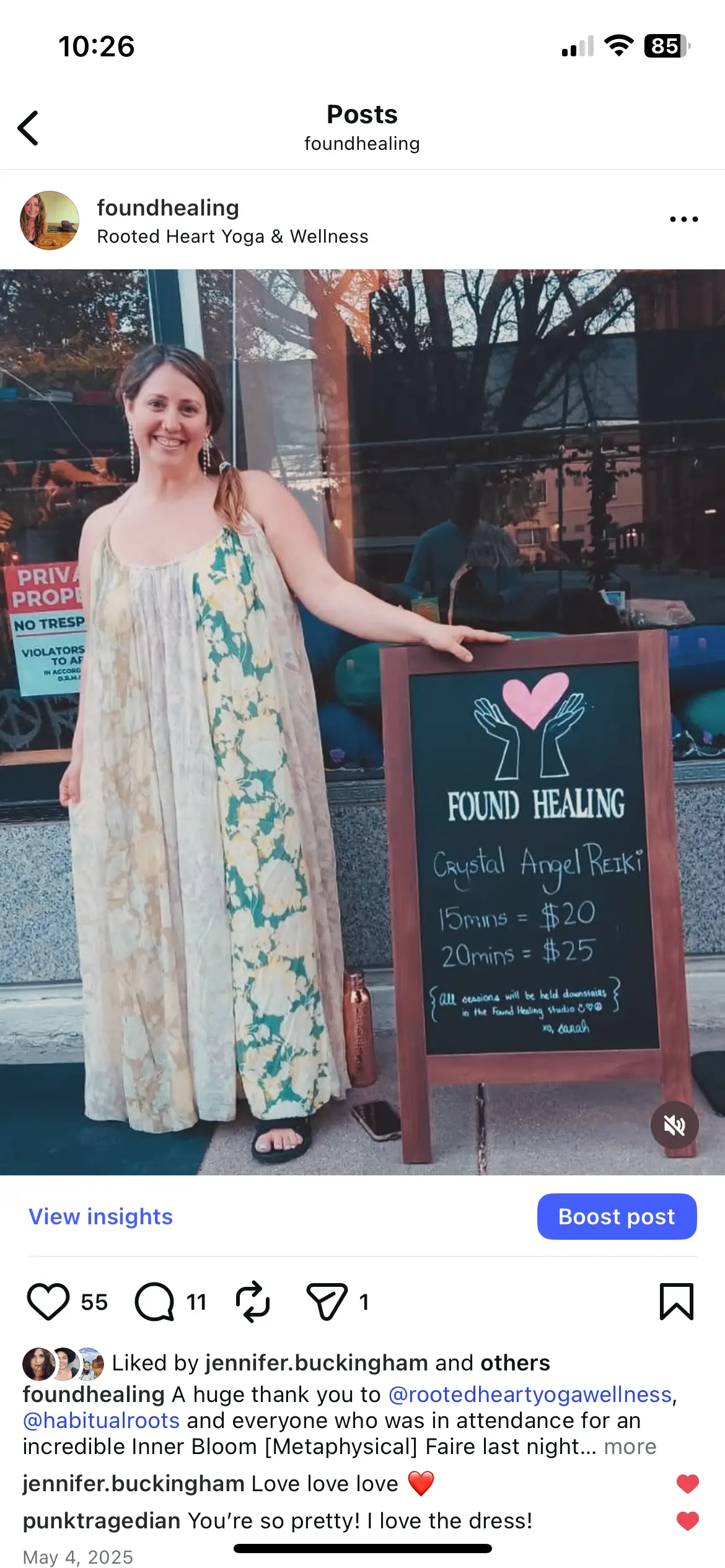 Found Healing — Reiki & Energy Medicine in N Ogden St, Denver