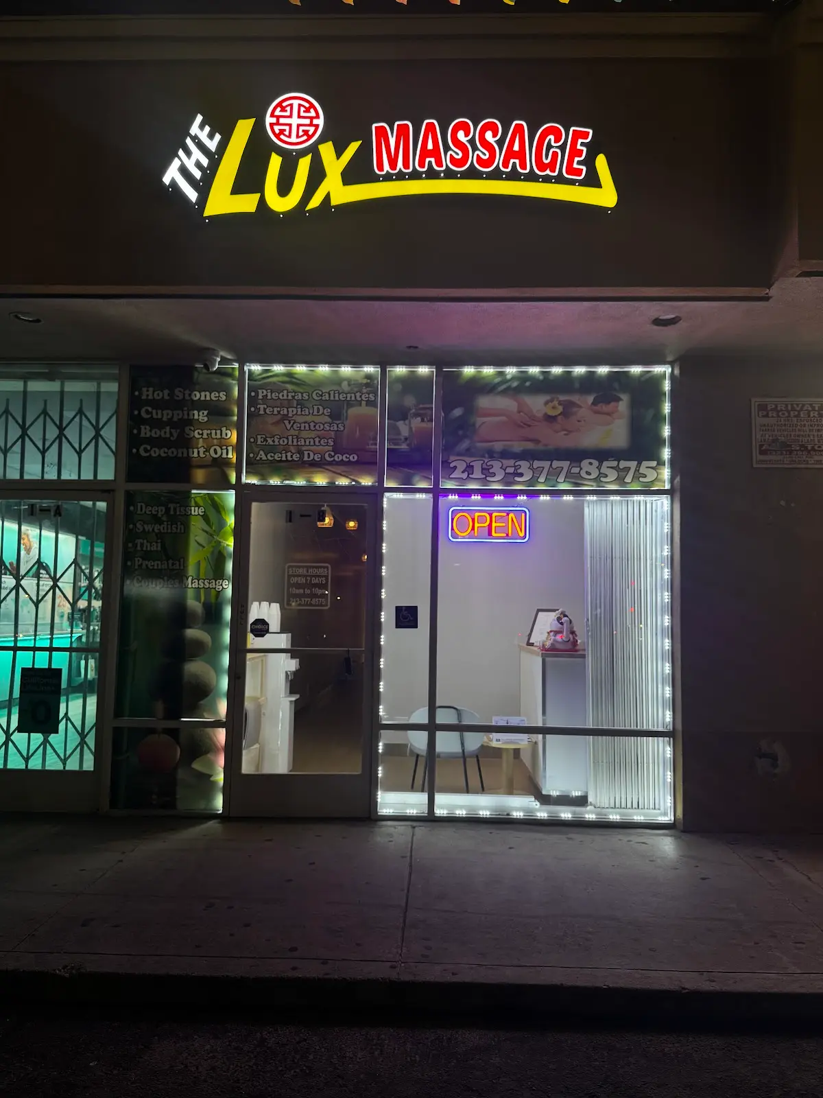 THE LUX MASSAGE — Massage Therapy in S Vermont Ave Unit I-B, Los Angeles