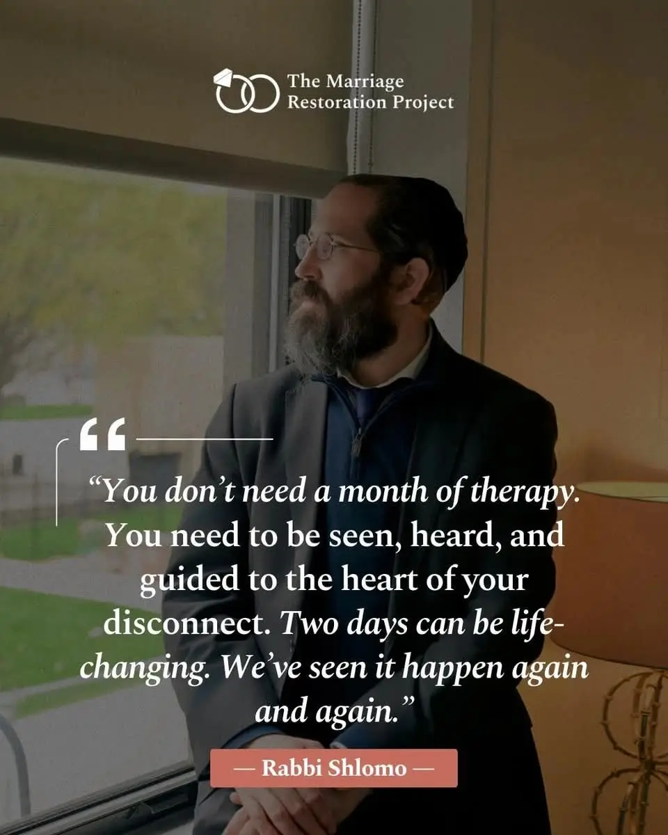 The Marriage Restoration Project: Couples Counseling with Rabbi Shlomo — Psychotherapy in S Orange Dr, Los Angeles