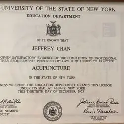 Chinatown Acupuncture Clinic-Jeffrey Chan Acupuncture And Herbal Medicine center — Acupuncture in E Broadway, New York