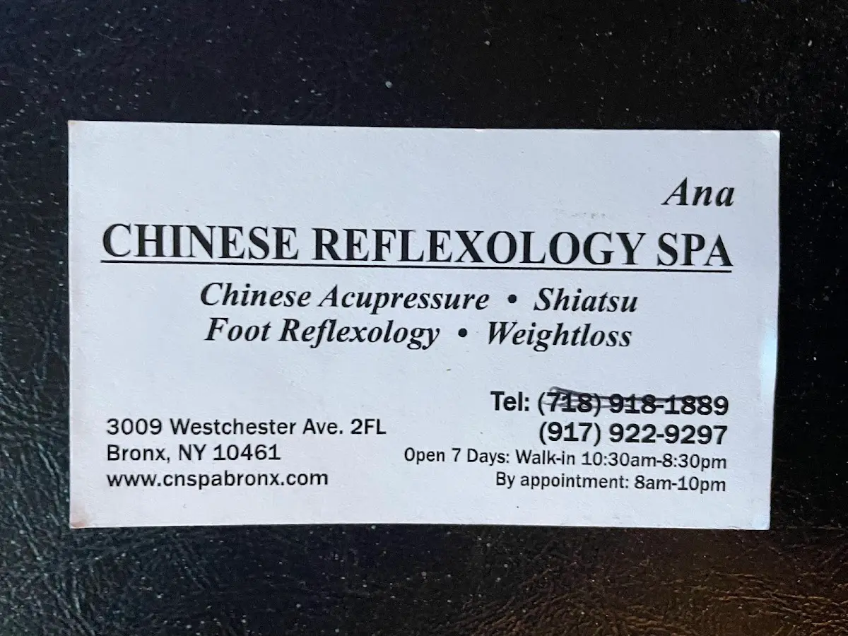 Chinese Reflexology Spa Inc — Massage Therapy in Westchester Ave, New York