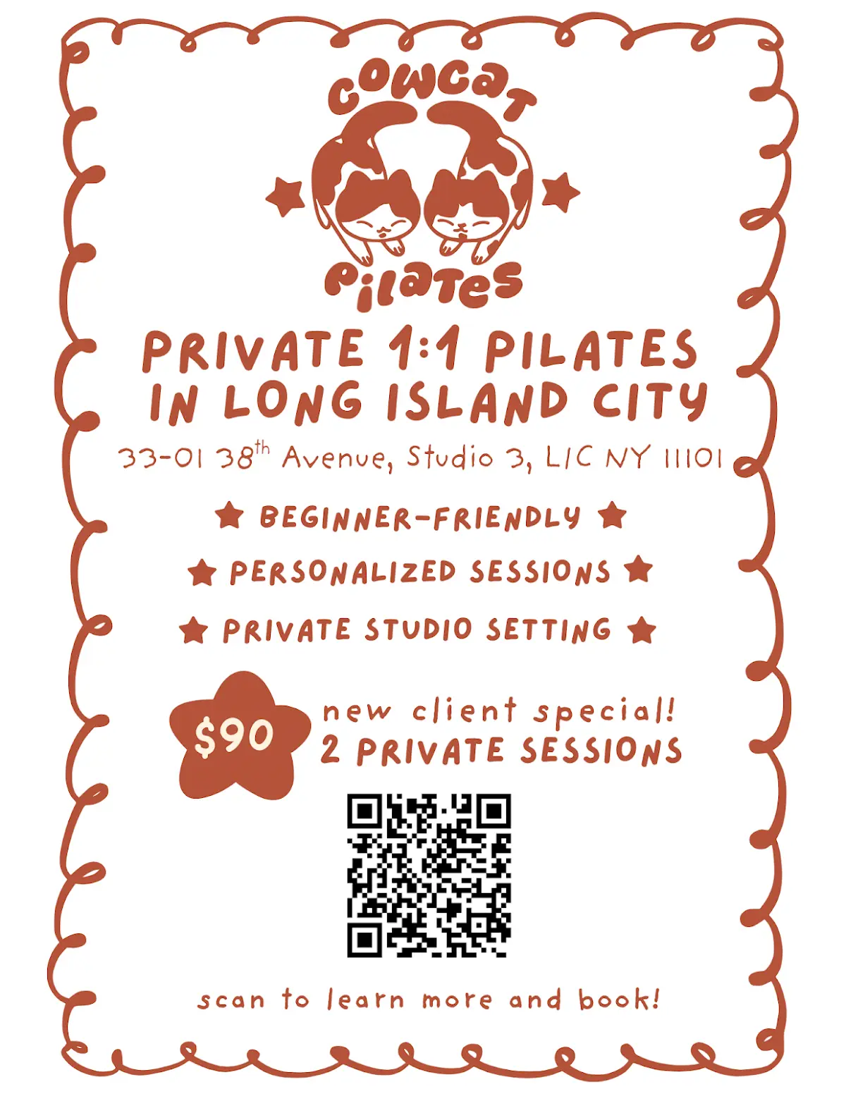 Cow Cat Pilates — Yoga, Tai Chi & Pilates in -01 38th Ave Studio 3, New York
