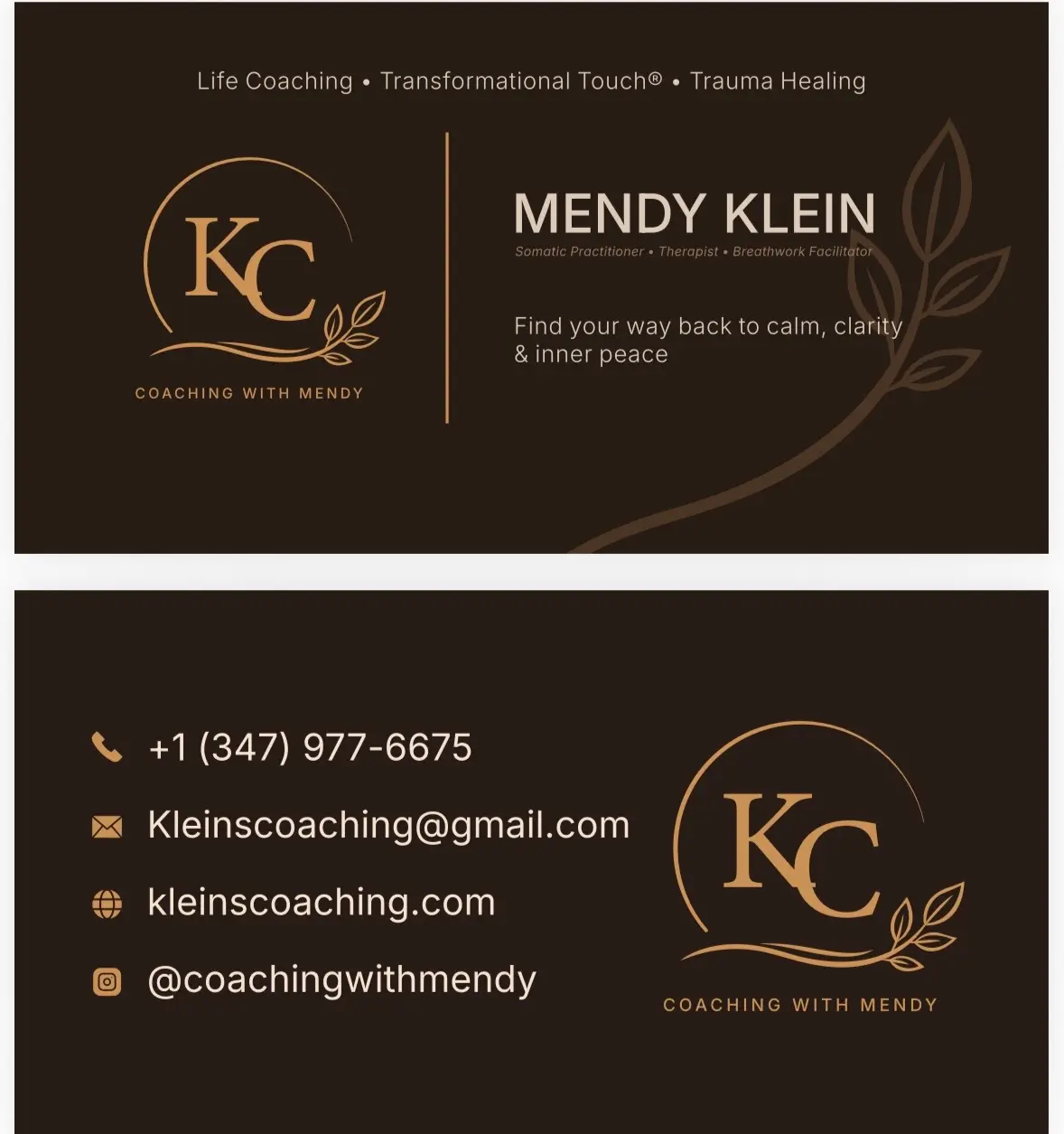 Klein’s coaching — Counsellors & Mentors in 52nd St, New York