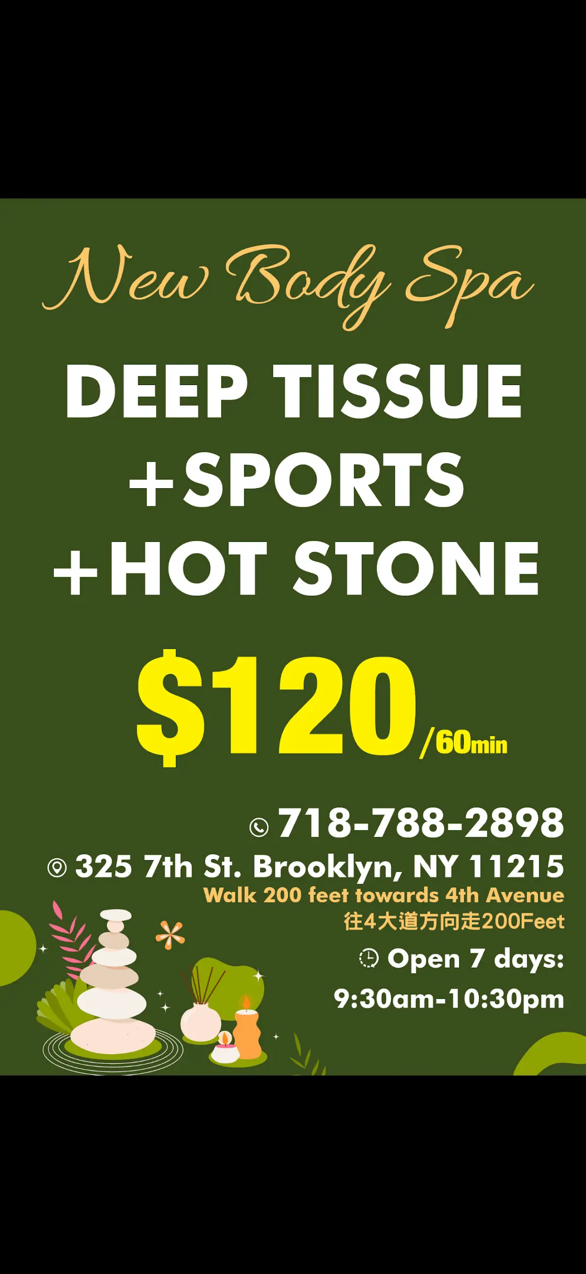 New body spa — Massage Therapy in 7th St, New York