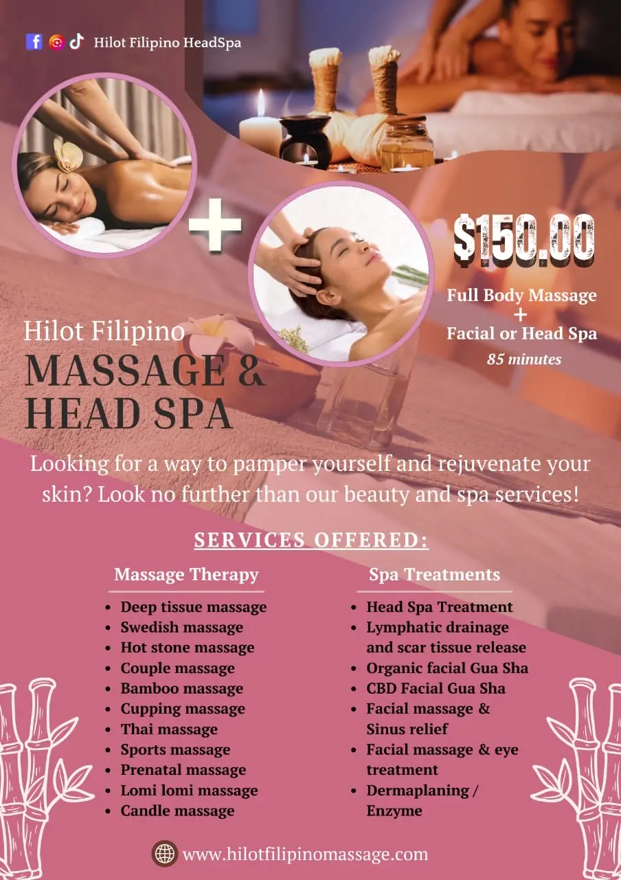 Hilot Filipino Massage and Head Spa — Massage Therapy in N 51st Ave Suite # 28 and 31, Phoenix