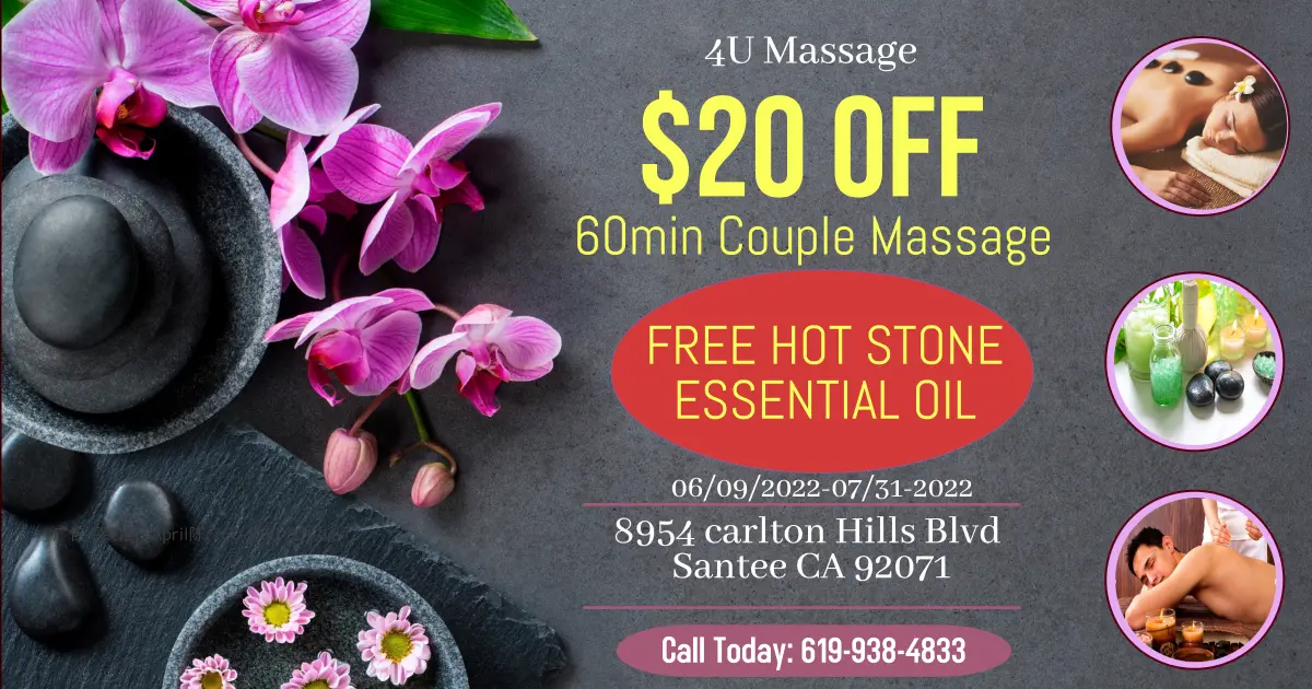 4U Massage — Massage Therapy in Carlton Hills Blvd, San Diego