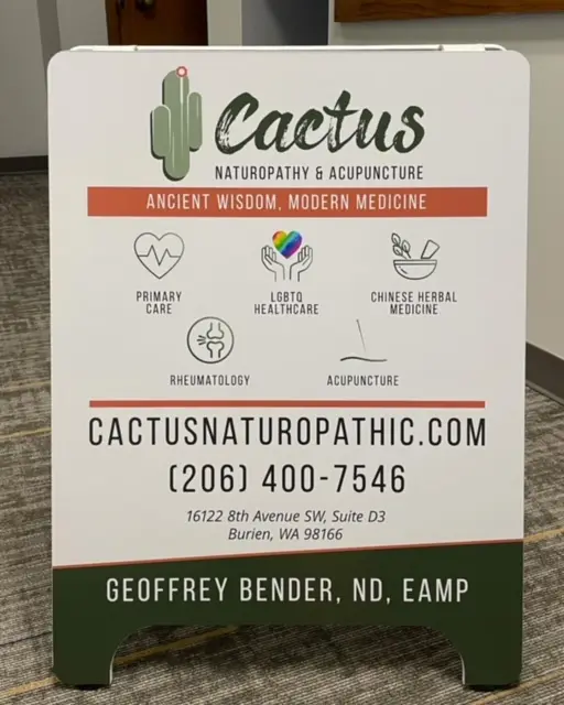 Cactus Naturopathy and Acupuncture — Acupuncture in Burien, Seattle